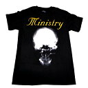 MINISTRY ミニストリーMIND SKULL オフィシャル バンドTシャツ