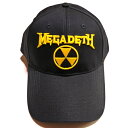 MEGADETH メガデスHAZARD LOGO CAPオフィシャル バンドキャップ