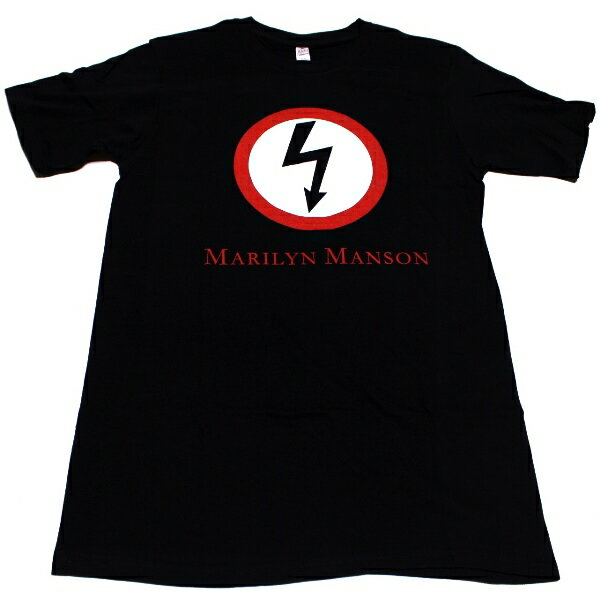 MARILYN MANSON マリリンマンソンCLASSIC BOLT MENS PREMIUM オフィシャル バンドTシャツ