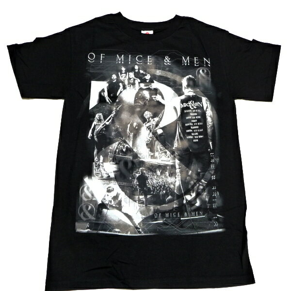 OF MICE AND MEN オブ・マイス・アンド・メンPHOTO 2014 オフィシャル バンドTシャツ 1