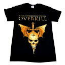 OVERKILL I[@[LWDA TOUR TEE - HOCKEY MASK SAYREVILLE, NJ ItBV ohTVc