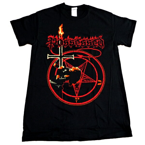 POSSESSED ポゼストJEFF IN THE CROSS オフィシャル バンドTシャツ