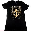 SOILWORKソイルワークTHE LIVING INFINITE ANCHOR ladies レディース バンドTシャツ