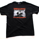 THIN LIZZY シンリジーLIVE AND DANGEROUS オフィシャル バンドTシャツ