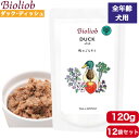 ビオリオーブ ダック・ディッシュ 120g 12袋セット 正規品 Bioliob ウェットフード ドッグフード 犬用 ドッグ ペットフード やわらかい フード 保存料無添加 添加物不使用 全犬種 送料無料