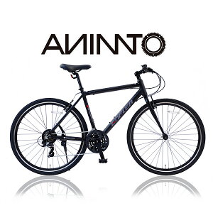 【ANIMATOアニマート】クロスバイク ENFLER-R(アンフレア アール) 700c 自転車 軽量 アルミフレーム 通勤 通学 サイクリング【シマノ21段変速】