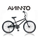 BMX 24インチ 自転車 マットブラック 8割完成車 送料無料 ストリート フラットランド アルエット alouette