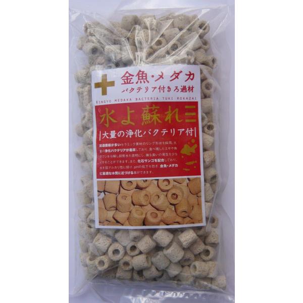 Axiz 金魚・メダカのバクテリア付きろ過材 上部・外部式フィルター用 浄化バクテリア（光合成細菌・乳酸菌・酵母菌・善玉菌）を着床。化石サンゴを配合。 超多孔質構造セラミックリングにより、多くのバクテリア着床面積を確保する事ができます。 セラミック素材の特徴により、使用直後の急激なpH降下の予防にも効果があります。 ・リニューアルに伴い、商品パッケージ・内容が変更となっており、画像・内容と異なる場合がございます。 ・ご購入いただいたタイミングにより、お品切れの場合がございます。その場合は別途ご連絡させていただきます。