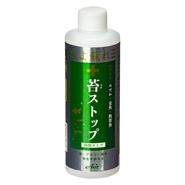 Axiz 苔ストップ 250ml コケ、糸状コケ（アオミドロ）、アオコ、藻の発生を抑制する水質調整剤です。 効果は約1か月持続します。 既にコケが生えている場合は、コケを取り除いてからご使用ください。 ※黒髭苔など一部の苔には効果がありません。 ---対象--- 淡水用 メダカ、金魚、熱帯魚など ---原産国--- 日本 ・リニューアルに伴い、商品パッケージ・内容が変更となっており、画像・内容と異なる場合がございます。 ・ご購入いただいたタイミングにより、お品切れの場合がございます。その場合は別途ご連絡させていただきます。