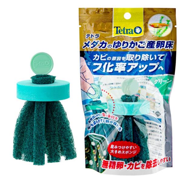 スペクトラムブランズジャパン テトラ メダカのゆりかご産卵床 グリーン 手を濡らさずにメダカの卵のお世話が出来る取っ手付きの浮くタイプの産卵床です。 長めのスポンジが効率よくメダカの卵を付着させます。 無精卵やカビた卵が簡単に除去できます。 ---対象-- メダカ ---原産国--- 中国 ・リニューアルに伴い、商品パッケージ・内容が変更となっており、画像・内容と異なる場合がございます。 ・ご購入いただいたタイミングにより、お品切れの場合がございます。その場合は別途ご連絡させていただきます。