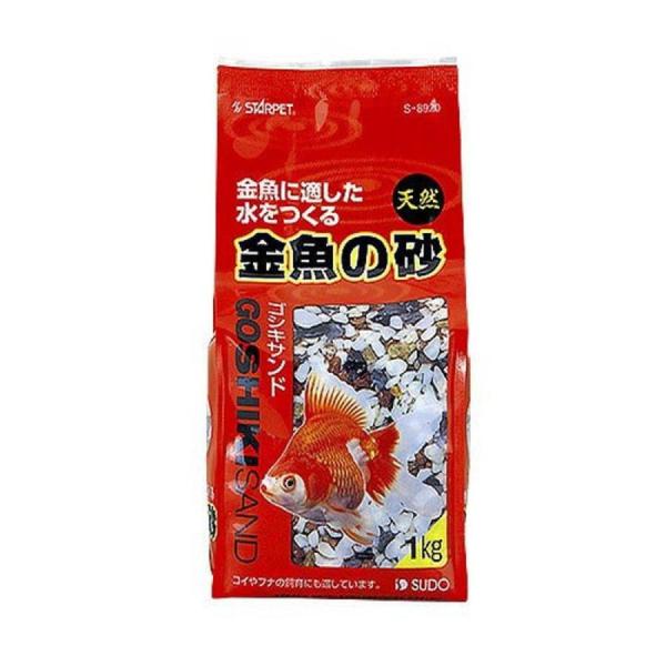 スドー 金魚の砂 ゴシキサンド 1kg 金魚に適した中性域〜弱アルカリ性の水をつくる「金魚の砂ゴシキサンド」。 コイやフナの飼育にも適しています。 ---対象--- 淡水専用 金魚、コイ、フナ ---原産国--- 中国 ---原材料--- 天然砂 ・リニューアルに伴い、商品パッケージ・内容が変更となっており、画像・内容と異なる場合がございます。 ・ご購入いただいたタイミングにより、お品切れの場合がございます。その場合は別途ご連絡させていただきます。
