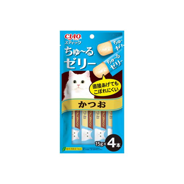 CIAOスティック ちゅ〜るゼリー かつお 15g×4本
