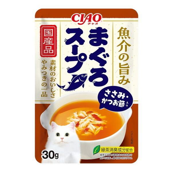 CIAO まぐろスープ ささみ・かつお節入り 30g