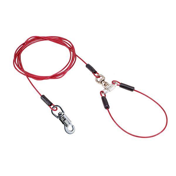 ペティオ タフギア ロングワイヤーチェーンプラス 3.5mm レッド P.S.S REVO.搭載のタフギアシリーズです。 回転カン付きでからまりにくい構造。 ポールなどに直接取り付けて使用可能です。 丈夫で扱いやすくサビにくいワイヤーチェーンです。 ---対象--- 中型犬 適応体重：〜20kg ---原産国--- 中国 ---材質--- 鉄・塩化ビニル樹脂 ---サイズ--- φ3．5mm×317cm ・リニューアルに伴い、商品パッケージ・内容が変更となっており、画像・内容と異なる場合がございます。 ・ご購入いただいたタイミングにより、お品切れの場合がございます。その場合は別途ご連絡させていただきます。