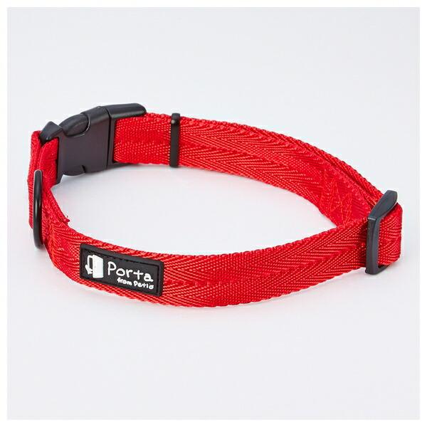 ペティオ Porta カラー L レッド 毎日のお散歩に使いやすく、飽きがこないシンプルな犬具。 ベーシックで落ち着いた色味で肌当たりの優しい犬具。 ---対象--- 大型犬 適応体重：〜30kg 適応種：ゴールデン・レトリーバー、ラブラドール・レトリーバー等 ---原産国--- 中国 ---材質--- ポリエステル・ポリアセタール ---サイズ--- 首回り：約40〜55cm ・リニューアルに伴い、商品パッケージ・内容が変更となっており、画像・内容と異なる場合がございます。 ・ご購入いただいたタイミングにより、お品切れの場合がございます。その場合は別途ご連絡させていただきます。