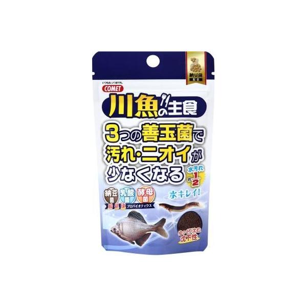 イトスイ コメット 川魚の主食 納豆菌配合 40g 腸内で善玉菌を活性化させ、腸内細菌のバランスを整えます。 水温が下がり底でじっとしている季節でも、 年間を通して与えやすい沈下性プロバイオティクスフード。 ---対象--- 川魚・どじょう ---原産国--- 台湾 ---原材料--- フィッシュミール、小麦粉、大豆ミール、イカミール、フィッシュオイル、酵母菌、納豆菌、各種ビタミン、各種ミネラル ---成分--- 粗蛋白質43%以上、粗脂肪5%以上、粗繊維3%以下、粗灰分12%以下、水分11%以下 ・リニューアルに伴い、商品パッケージ・内容が変更となっており、画像・内容と異なる場合がございます。 ・ご購入いただいたタイミングにより、お品切れの場合がございます。その場合は別途ご連絡させていただきます。