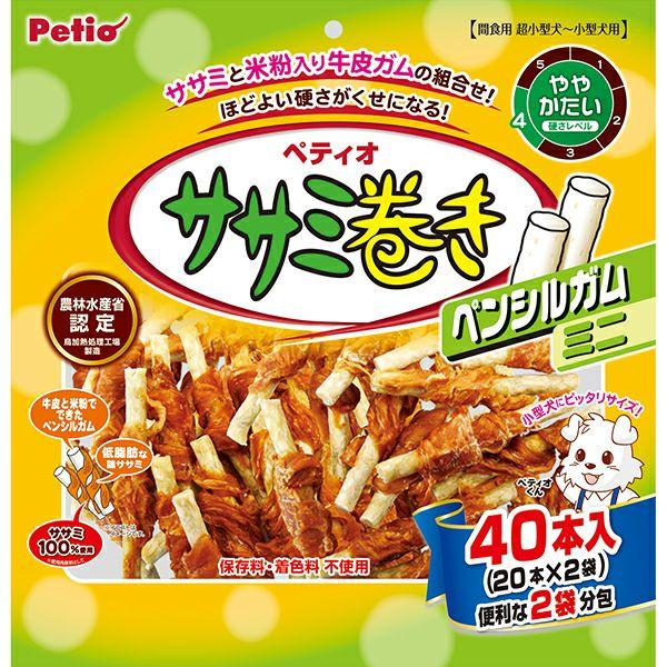 ペティオ ササミ巻き ペンシルガムミニ 40本入