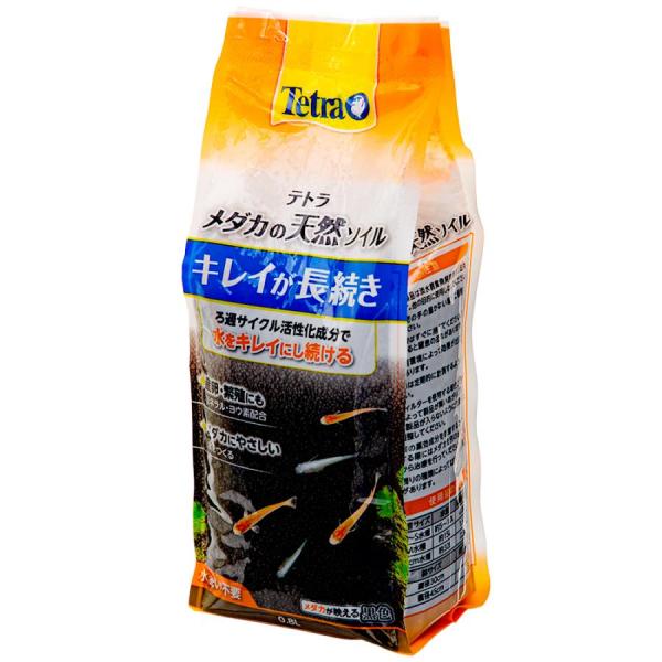 スペクトラムブランズジャパン Tetra メダカの天然ソイル 0．8L 天然黒ぼく土がフン等の汚れの元を吸着します。 ろ過サイクル活性化成分のフミン酸ペレットがバクテリアを活性化し、汚れの元の分解を促進します。 メダカの繁殖期に必要な栄養分（ヨウ素、ミネラル）を添加。メダカの産卵・繁殖をサポートします。 フミン酸と黒ぼく土が水を弱酸性・軟水にすることで、メダカにやさしい水質にします。 ---原産国--- 日本 ---原材料--- 黒ぼく土、フミン酸、ヨウ素、ミネラル ・リニューアルに伴い、商品パッケージ・内容が変更となっており、画像・内容と異なる場合がございます。 ・ご購入いただいたタイミングにより、お品切れの場合がございます。その場合は別途ご連絡させていただきます。
