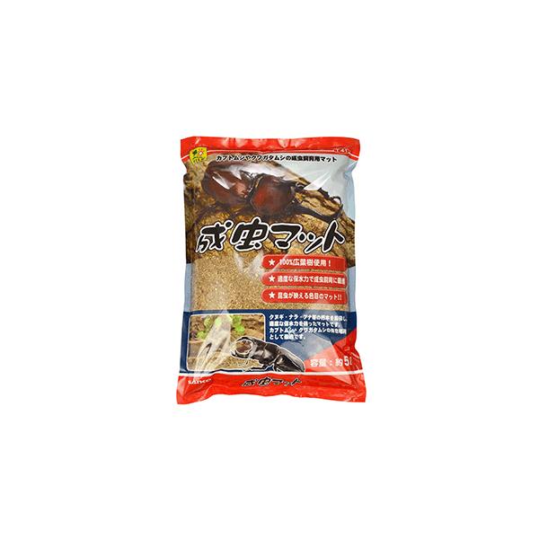 三晃商会 成虫マット 5L 広葉樹(クヌギ・ナラ・ブナ)の朽木を、一定の大きさに粉砕した、 昆虫のストレスになりにくいマットです。 適度な保水力と通気性を持ち、もぐりこみやすいので、 昆虫の休める場所としても最適です。 ---対象--- カブトムシ・クワガタムシの成虫 ---原産国--- 日本 ---原材料--- 広葉樹朽木(クヌギ、ナラ、ブナ) ・リニューアルに伴い、商品パッケージ・内容が変更となっており、画像・内容と異なる場合がございます。 ・ご購入いただいたタイミングにより、お品切れの場合がございます。その場合は別途ご連絡させていただきます。