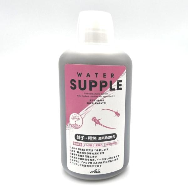 Axiz ウォーターサプリ 針子・稚魚・産卵期成魚用 500ml 健康・医療の分野で使用される高純度フルボ酸を配合。 ウォーターサプリに含まれるフルボ酸・フミン酸は、 さまざまな栄養素を含んでおり生物の免疫力を増加させ新陳代謝、消化吸収を助けます。 また、産卵、繁殖の促進を行うことができます。 よく振ってから、水5Lあたりに本品10mlを目安にお使いください。 ---適合生物--- メダカ各種,日本産淡水魚,ドジョウ,金魚,石巻貝,ヌマエビ各種,水草 ・リニューアルに伴い、商品パッケージ・内容が変更となっており、画像・内容と異なる場合がございます。 ・ご購入いただいたタイミングにより、お品切れの場合がございます。その場合は別途ご連絡させていただきます。