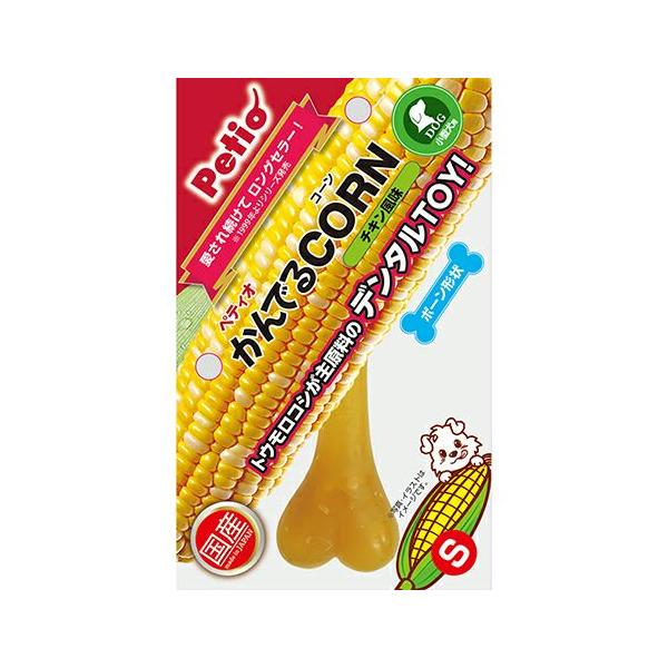 ペティオ かんでるCORN チキン風味 S 小型犬用