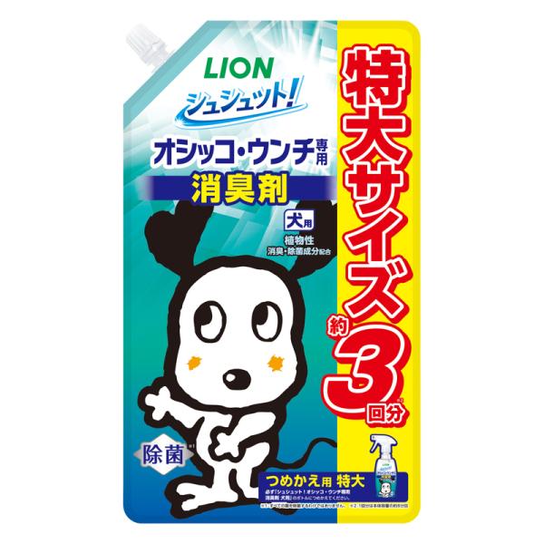 シュシュット! オシッコ・ウンチ専用 消臭剤 犬用 つめかえ用特大 720ml