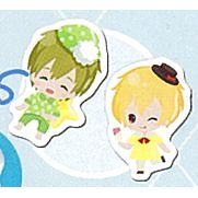 タイトーくじ Free！ Sugar Cake ピンバッジ＆ボイスコード賞 橘真琴＆葉月渚 単品