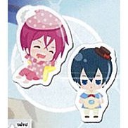 タイトーくじ Free！ Sugar Cake ピンバッジ＆ボイスコード賞 松岡凛 ＆ 七瀬遙 単品