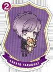 【新品】DIABOLIK LOVERS MORE,BLOOD(ディアボリックラヴァーズ モア ブラッド) キャラポップストア ガラポン D賞 ダイカットポストカード 逆巻 カナト 《ポスト投函 配送可》