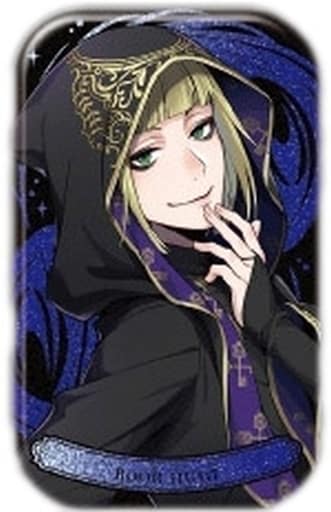 ディズニー ツイステッドワンダーランド ラメキラ スクエアカンバッジ D ルーク・ハント 単品 缶バッジ