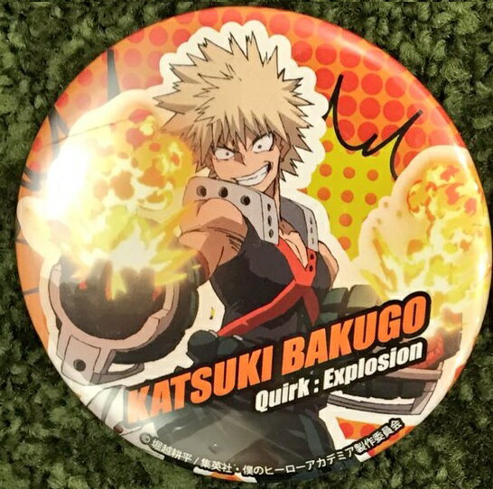 【未使用セット】僕のヒーローアカデミア 爆豪勝己 原作絵名場面 応援 バッジ 僕のヒーローアカデミア コレクション缶バッジ 第5弾 爆豪勝己