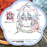 マチアソビカフェ 続 刀剣乱舞 花丸 原画カフェby動画工房 後期 コースター 信濃藤四郎 マチアソビカフェ限定特典