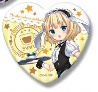 【新品】ご注文はうさぎですか？ ハート缶バッジ コレクション シャロ A 単品のサムネイル