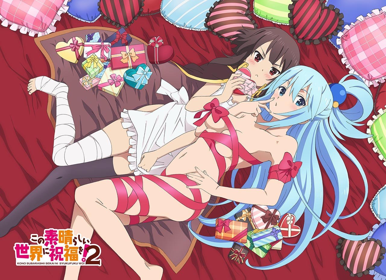 【新品】この素晴らしい世界に祝福を! 2 もふもふひざ掛け アクア & めぐみん