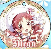 Other - ご注文はうさぎですか？ ブラインドぐにっとクリアキーホルダー ファンタジー メグ 単品 キーホルダー C93　コミックマーケット93 ごちうさ