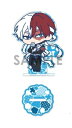 【新品】僕のヒーローアカデミア ビジュアルカラースタンドBIG 応援団Ver 轟 焦凍 JUMP SHOP限定《ポスト投函 配送可》(3)
