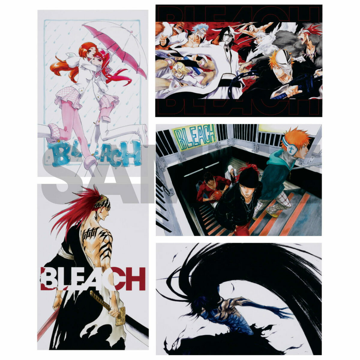【新品】BLEACH原画展 BLEACH ポストカード5枚セット No.4 BLEACH EX.