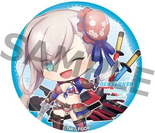 きゃらとりあ缶 Fate/Grand Order vol.3 バーサーカー 宮本武蔵 単品 缶バッジ FGO《ポスト投函 配送可》