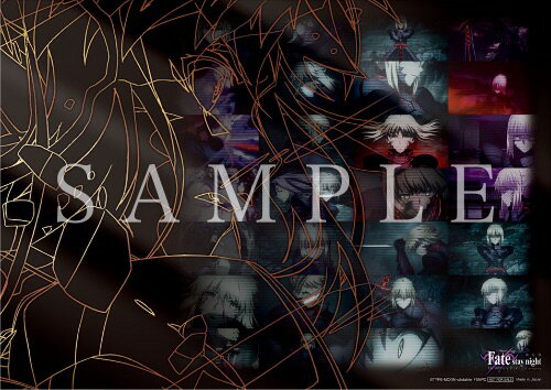 劇場版 Fate/stay night Heaven's Feel III.spring song BD発売記念カフェ ランチョンマット セイバー オルタ アルトリア・ペンドラゴン ufotable Cafe限定特典 紙製