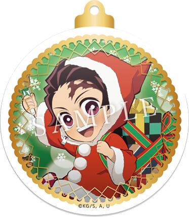 ufotable cafe 鬼滅の刃 コラボレーションカフェ クリスマスイベント 2020 ランダムオーナメント風アク..