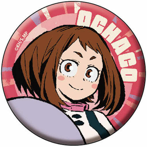 僕のヒーローアカデミア 缶バッジコレクション U91 21I 002 麗日お茶子 フルカラー ヒロアカ