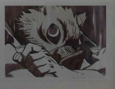 嘴平 伊之助 ufotable TVアニメ 鬼滅の刃 無限列車編 コラボレーションカフェ 第四話 ランダムブロマイド シークレット 嘴平伊之助 グッズ ブロマイド