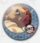 ufotable TV 애니메이션 귀멸의 칼날 무한 열차편 콜라보레이션 카페 랜덤 32 mm캔 배지 코헤이 이노스케