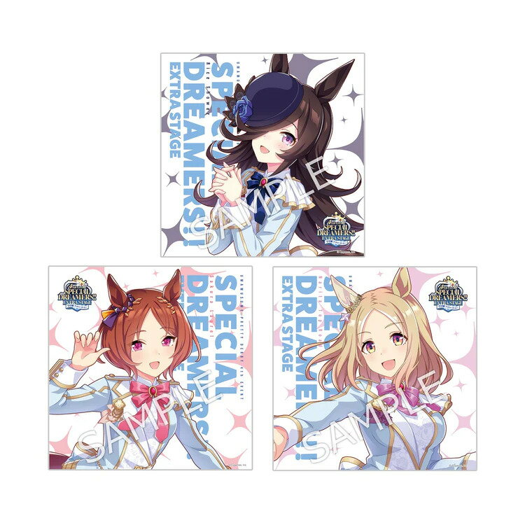 【新品】ウマ娘 プリティーダービー ステッカーセット ライスシャワー＆サクラローレル＆ナリタトップロード 4th EVENT EXTRA STAGE