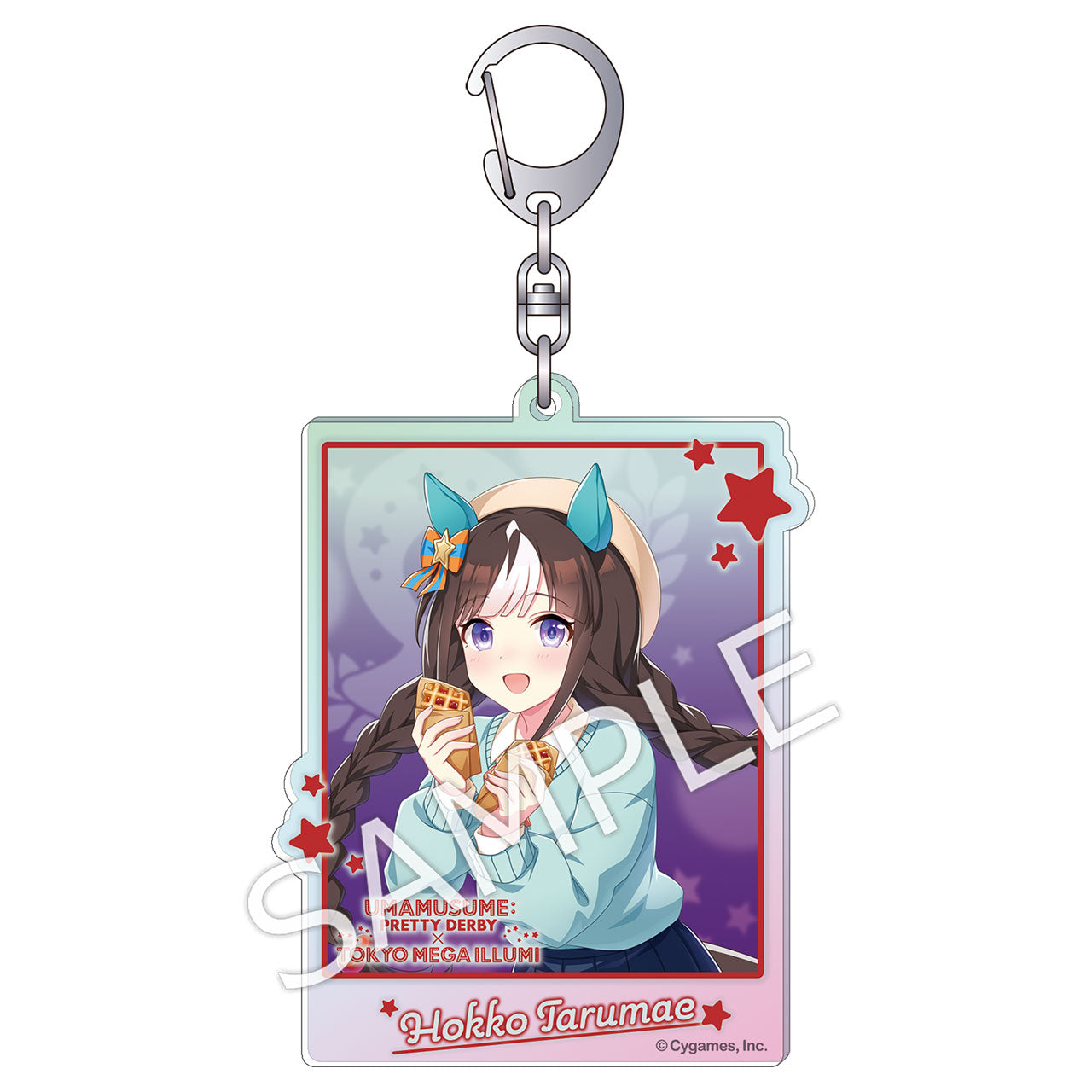 ウマ娘 プリティーダービー アクリルキーホルダー ホッコータルマエ 東京メガイルミ2023 コラボver. キーホルダー グッズのサムネイル