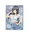 【新品】青春ブタ野郎はバニーガール先輩の夢を見ない 桜島麻衣 Happy Birthdayくじ 2021 B賞 描き下ろしA3クリアポスター B-1 描き下ろし...