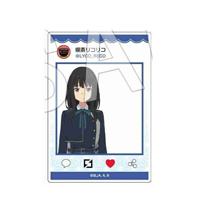 リコリス・リコイル トレーディングフォト風アクリルカード 井ノ上たきな 制服 リコリス・リコイル POP..