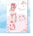 桜沢墨 彼女、お借りします オンラインくじ B賞 B-4 アクリルスタンドフィギュア 桜沢墨 水着と彼女 くじ引き堂(3)