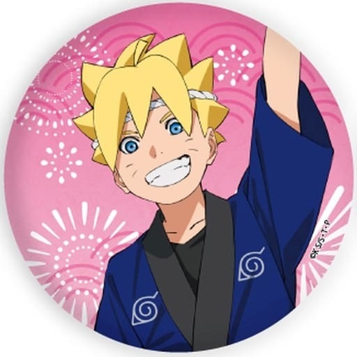 この商品は NARUTO ＆ BORUTO 描き下ろし缶バッジ 05.祭りver. うずまきボルト ポイント 65mmと少し大きめサイズの缶バッジです。 商品説明 メーカー名：A3サイズ：約65mm素材：金属、紙/フィルム商品説明：種類確認のため、外袋を開封しております。本体に関しても初期の傷スレ等ある場合があります。ご了承のうえ、お買い求めください。 ショップからのメッセージ 納期について 4