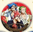ONE PIECE ワンピース バースデージュエリー缶バッジ 3月 イチジ・ニジ・ヨンジ 麦わらストア